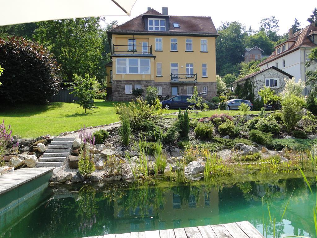 Pension Villa am Burgberg Waltershausen Exteriör bild